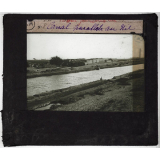 Le Nil, inondations et irrigations. Canal parallèle au Nil.