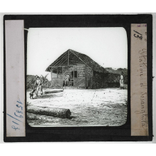 Voyage de Brazza. Station d'Issanghila.