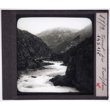 La Norvège. Torrent près Trondjhem.