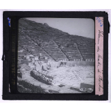 Athènes antique. Intérieur du théâtre de Bacchus.