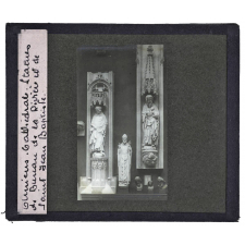 La Sculpture française d'après le musée de moulages du Trocadéro. I. Avant le XVIe siècle. Amiens. Cathédrale. Statues de Bureau de la Rivière et de Saint Jean Baptiste.