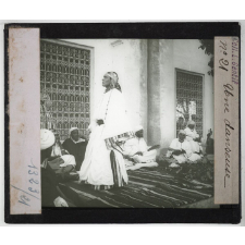 Le Maroc occidental et les Beni-Snassen. Une danseuse.