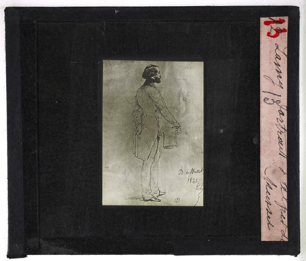 Le Costume au XIXè siècle. Lamy. Portrait d'Alfred de Musset.