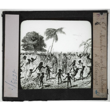 Voyage de Brazza. Marche sur le plateau d'Ascicuyas.