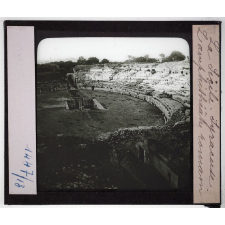 Sicile. Syracuse. L'amphitéâtre romain.