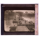 Les Travaux du génie dans un régiment de sapeurs mineurs. II. Manoeuvres de pontage. Pont par portières. Ouverture de la portière.