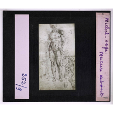 Le Dessin au Musée du Louvre. Michel-Ange. Mercure débout.