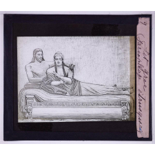 La Vie privée des Grecs. Lit grec (sarcophage étrusque).