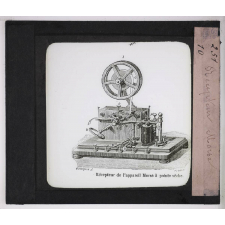 Le Télégraphe. Récepteur Morse.