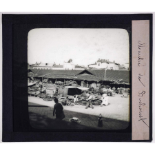 Roumanie. Marché de Bucharest.