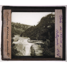 L'Action des eaux courantes. Perte du Rhône à Bellegarde.