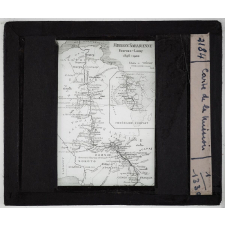 Sahara mission Foureau Lamy. Carte.