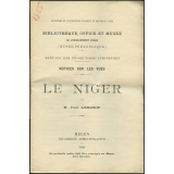Le Niger. Notices sur les vues.