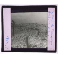 Guerre 1914-1918. Champs de bataille. Les Monts de Champagne avril-mai 1917.