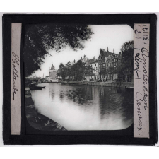La Hollande. Amsterdam, canaux.