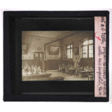 L'Art à l'école. Préau de l'école maternelle rue Anquetil, Reims.