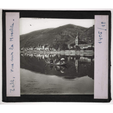 Les Bords du Rhin. Zell, vue sur la Moselle.