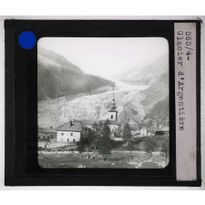 L'Evolution des chaînes de montagnes. Glacier d'Argentière.