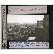 Bade. Heidelberg. Blick an der Stadt. Heidelberg. Vue sur la ville.
