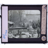 La Bataille de la Marne. Le théâtre des combats de 1915. Fère-Champenoise, usine électrique incendiée par les Allemands.
