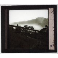 Suisse, montagnes, lacs. Chemin de fer du Righi.