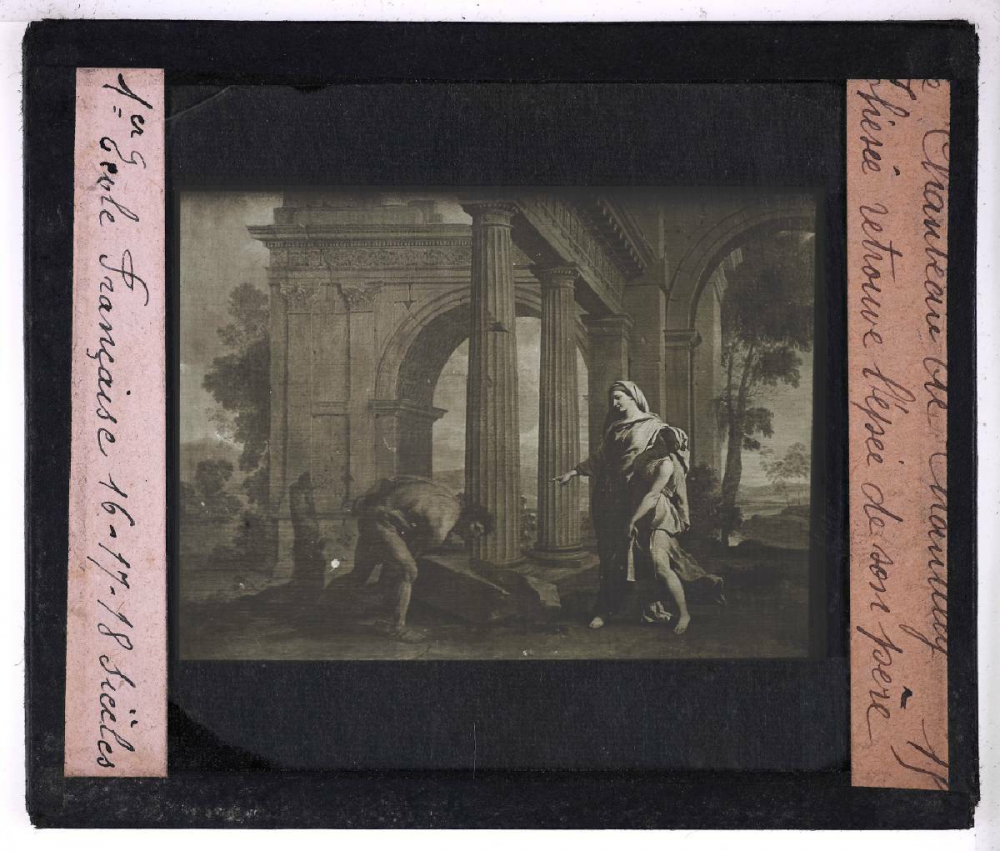 Le Château de Chantilly. La peinture, école française, XVIe, XVIIe et XVIIIe siècles. Thésée retrouve l'épée de son père.