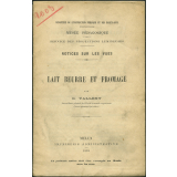 Lait, beurre et fromage. Notices sur les vues.
