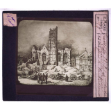 Guerre de 1870 - 3ème et 4ème parties. Ruines de Péronne après le bombardement.