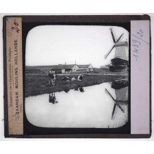 La Hollande. Zaandam. Moulins.