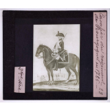 Costumes militaires des 17e et 18e siècles. Cavalier du régiment de Bourgogne en 1786.