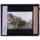 La Guerre de montagne dans les Dolomites (août 1915 - avril 1916). Petit canon de montagne.