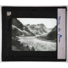 Glaciers. Mer de glace.
