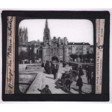 L'Espagne. Burgos. Arc Ste Marie. Cathédrale.