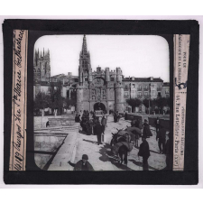 L'Espagne. Burgos. Arc Ste Marie. Cathédrale.