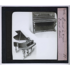 L'Acoustique et les instruments de musique. Piano à queue - Piano droit.
