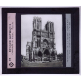 Jeanne d'Arc. Cathédrale de Reims. Façade.