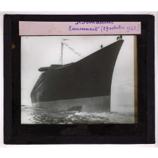Les Villes flottantes. Normandie. Lancement (29 octobre 1932).