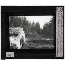 Les Grès bigarrés du département des Vosges. Particularités géologiques et agricoles de la Vôge. L'Entrée de la forêt, sapins. Bois des Fouillies (Bains les Bains).