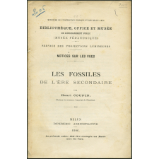 Les Fossiles de l'ère secondaire. Notices sur les vues.