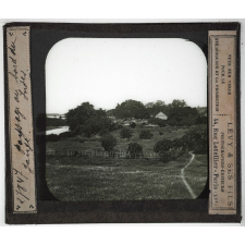 Inde. Paysage au bord du Gange.