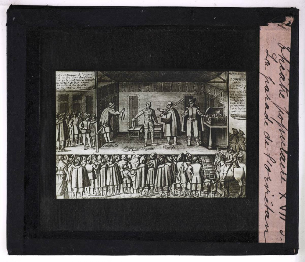 Le Théâtre en France depuis le début du XVIe siècle jusqu'à la Révolution. Théâtre populaire XVIIe siècle. La parade de l'orviétan.