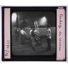 Le Verre à vitres. Fendage des canons.