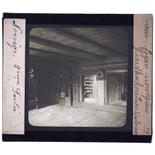 Norvège, vieux foyers. Gaardbrukerstuen (intérieur).