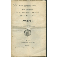 Pompéi. Notices sur les vues.