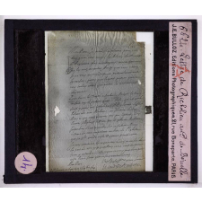 Une Visite aux Archives nationales. Lettre de Richelieu au P. de Bérulle.