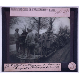 L'Effort militaire français. L'effort d'attaque par les hommes. transport de troupes par Decauville.