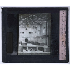 Industrie des huiles et des savons. Salle des barquieux pour la préparation des lessives de soude.