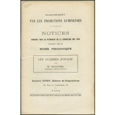Les Guerres d'Italie. Notices sur les vues.