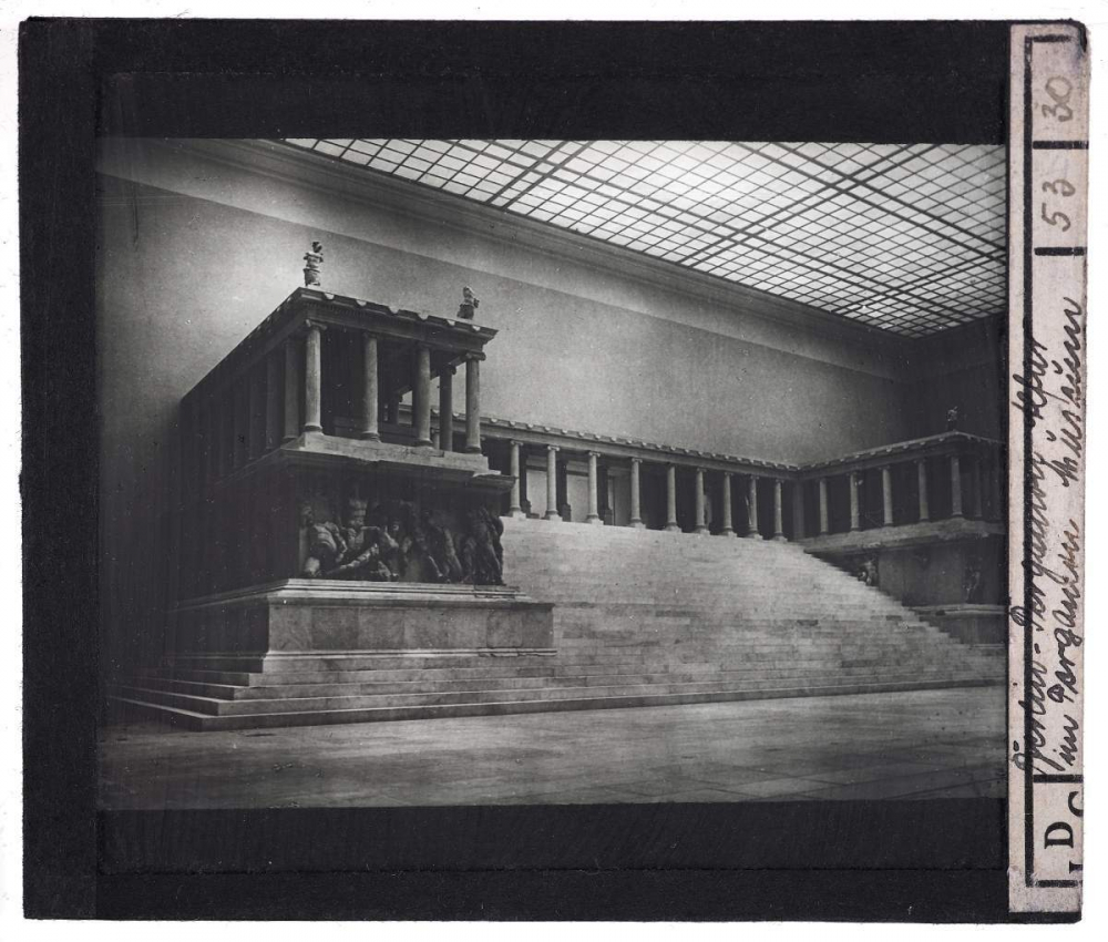 Berlin. Pergamon Altar in Pergamon Museum.
