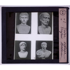Les Empereurs romains. César, Octave, Trajan, Hadrien.